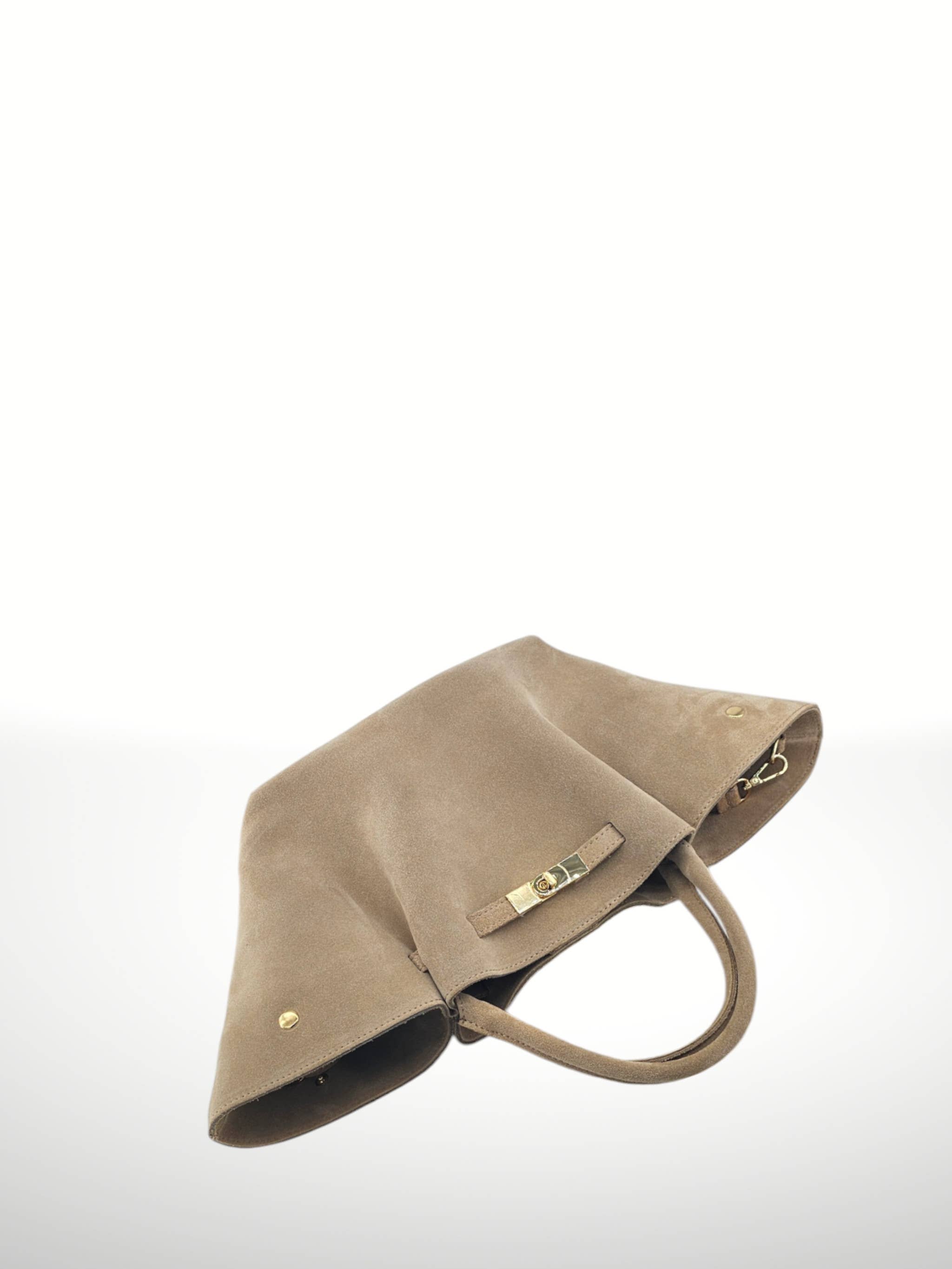 ITALIAN'S LEATHER – Großhandel Henkeltasche – Damen – Iklana Wildledertasche 25030810