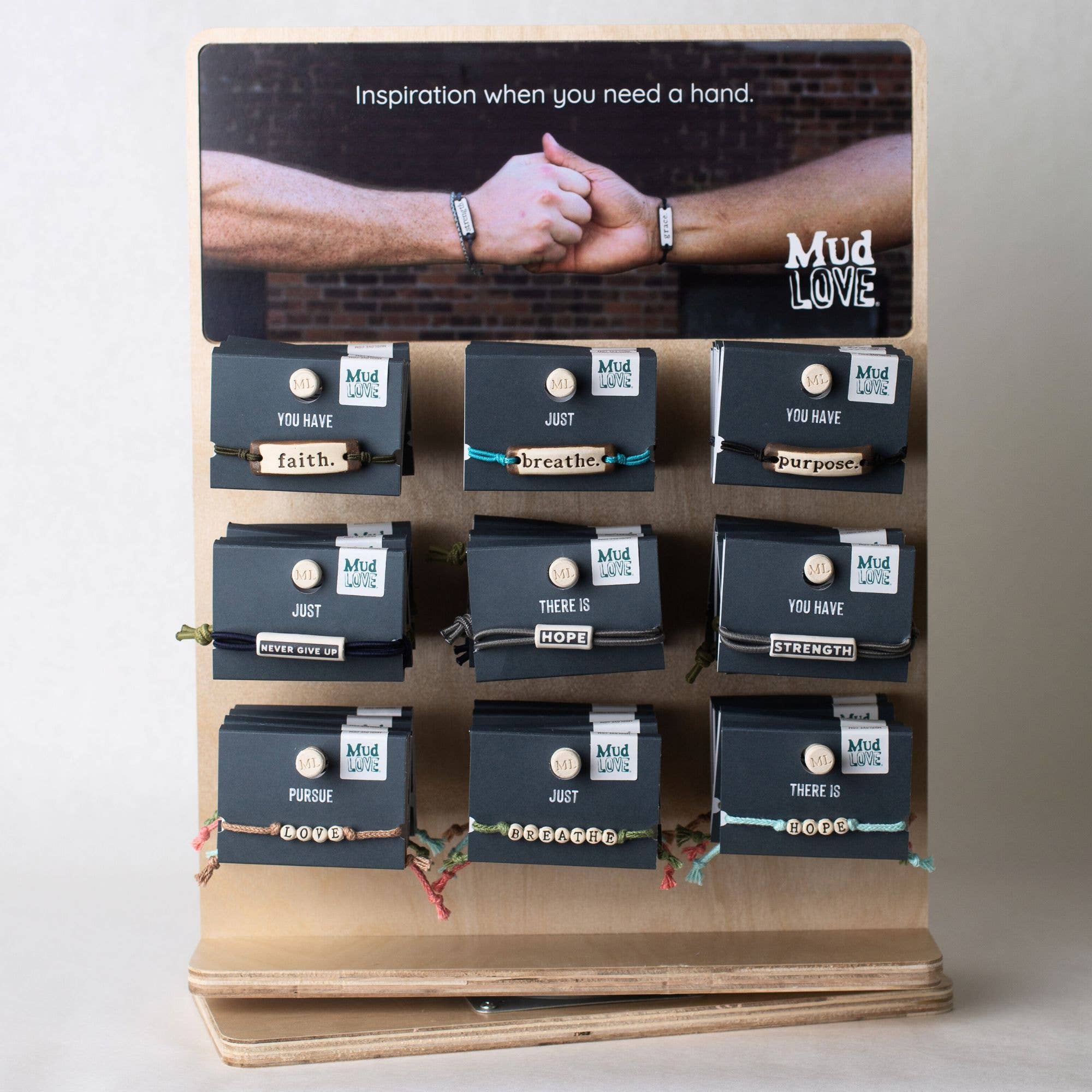 MudLOVE - Wholesale Woven/Braided Bracelet - Purpose. Ceramic Original Bracelet - Various Colors8