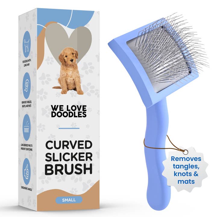 We Love Doodles - Wholesale Pet Brush - Cat/Dog - Curved Slicker Brushes2