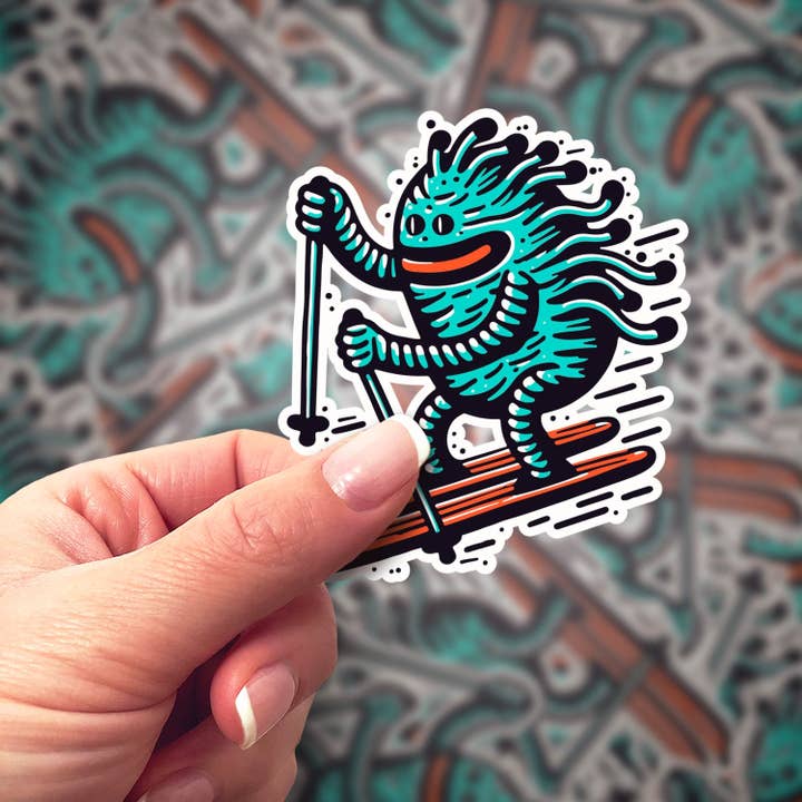 Bumblebird - Wholesale Sticker - Skier Sticker1
