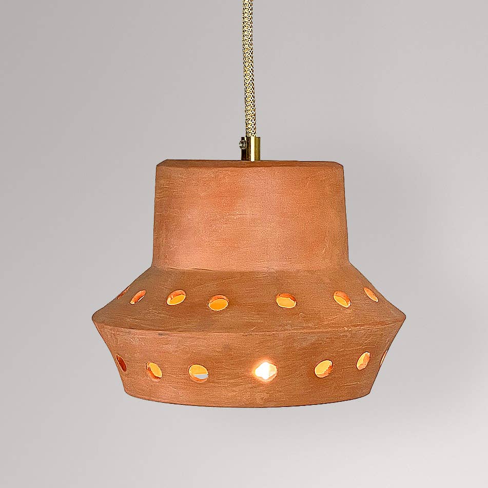 Greatceramics - Wholesale Chandelier/Hanging Light - Lamp Waikiki  Beach Terracotta open| Handmade | Ceramic6
