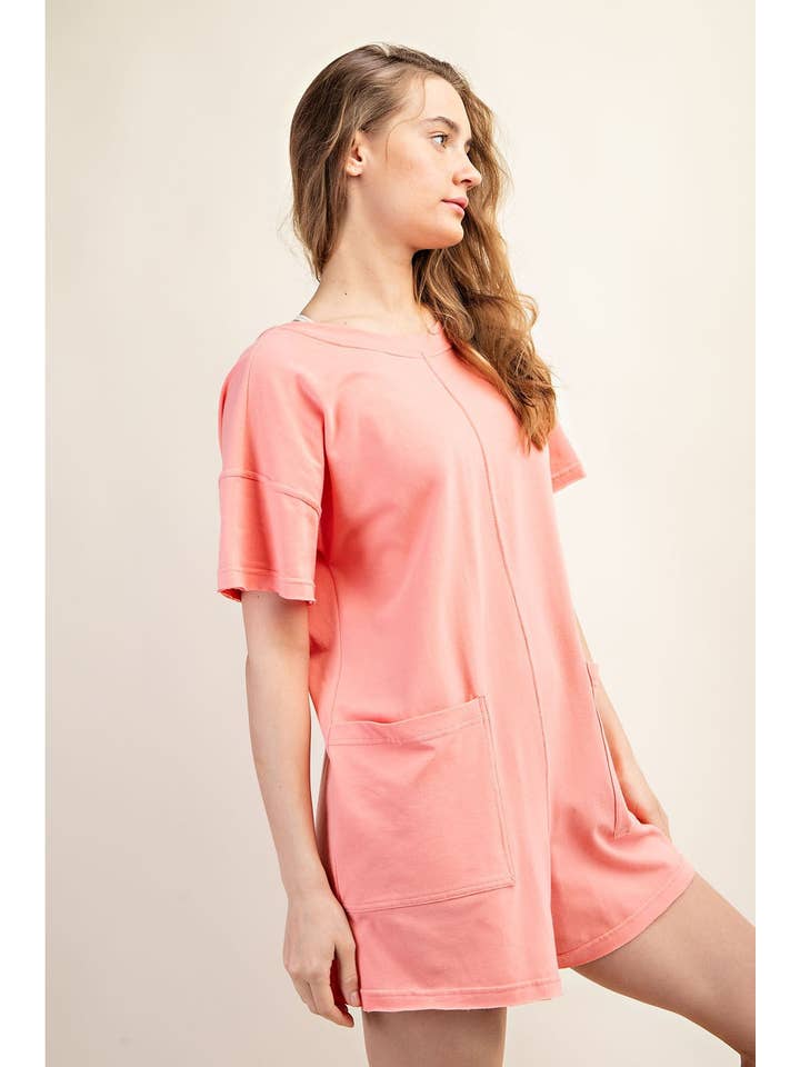 Peace Love Line – wholesale Byxdress - Dam – PL2218 - BOMULLSLYCRA SOLID ROMPER7