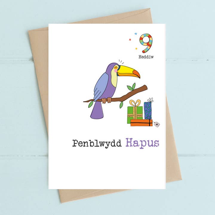 Feliz Aniversário, 9 Hoje por atacado de Dandelion Stationery