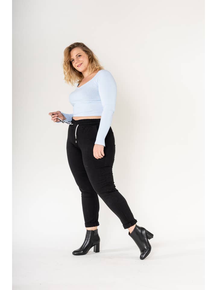 Nina Carter - Wholesale Lounge Sweatpants/Joggers - Women's - Pantajogg curve plus size comfortable Nina Carter P518 3