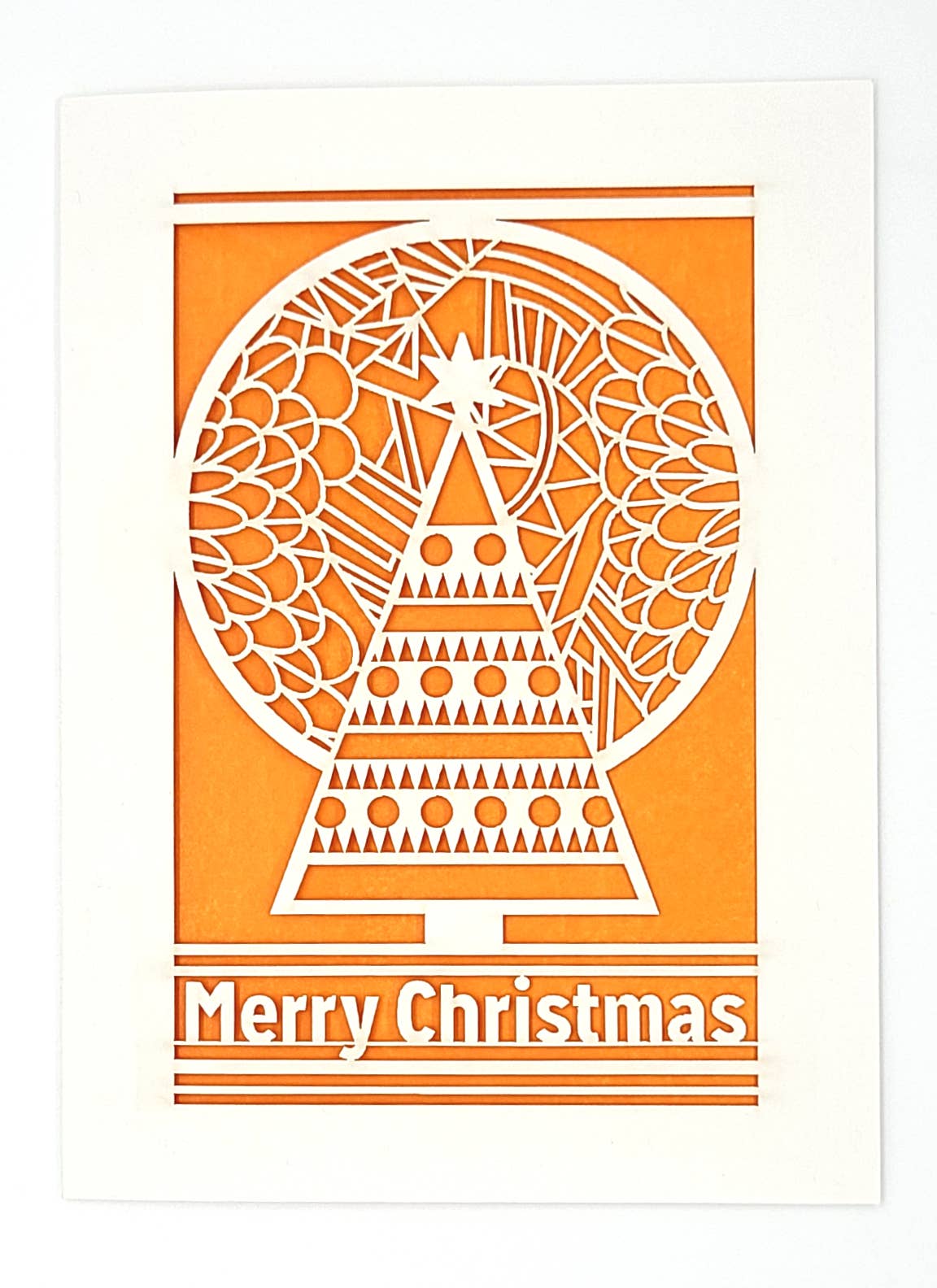 two hermanas – Großhandel Weihnachtskarte – Frohe Weihnachten - Baum und Mond9