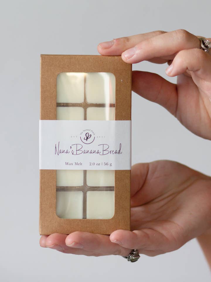Nana's Banana Bread - Cire de soja fondue pour la vente par The Scented Porch
