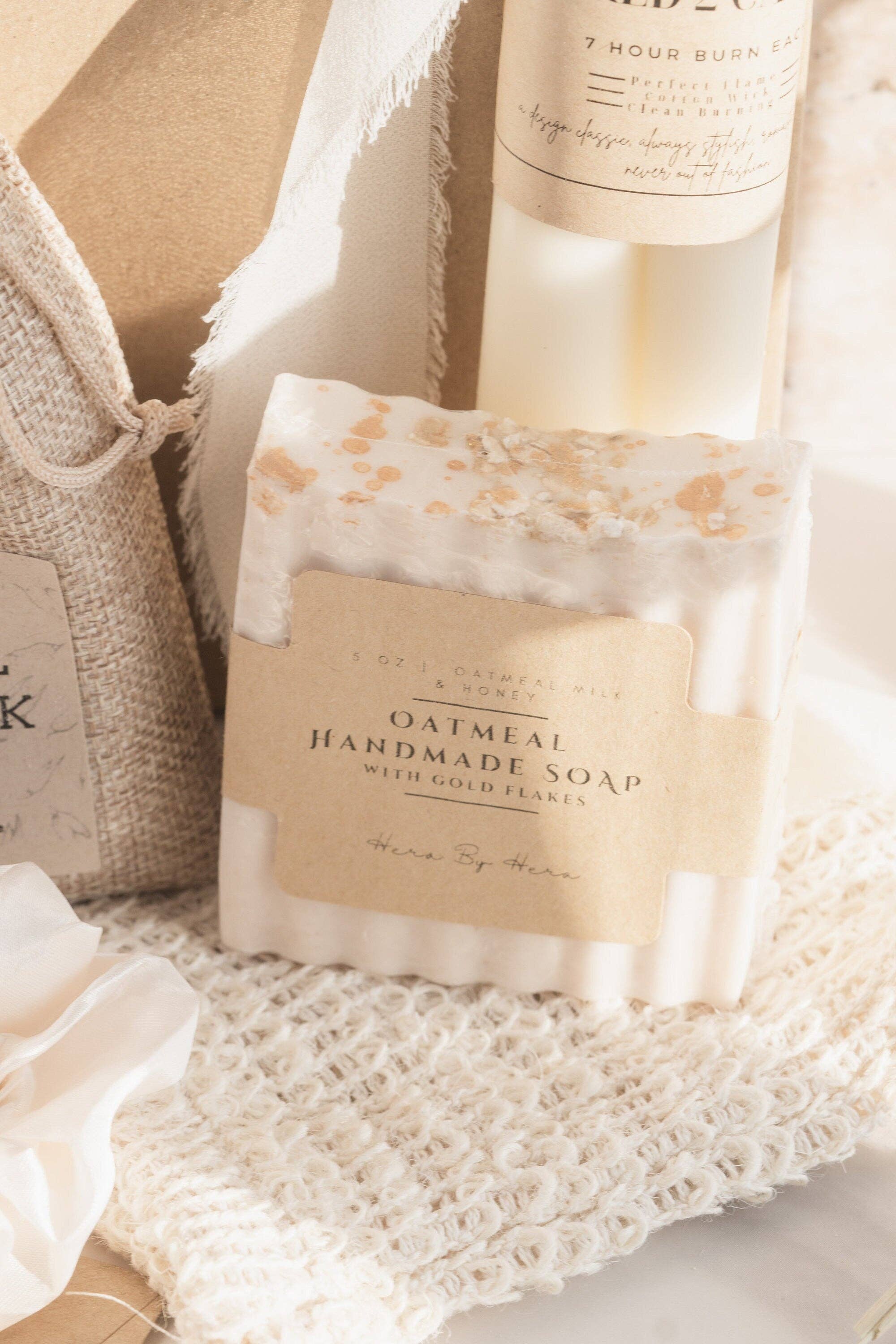 Hera By Hera Bath and Body - Wholesale Bath & Body Set - Oatmeal Milk and Honey Spa Bath and Body Gift Set | Holiday Gift 5