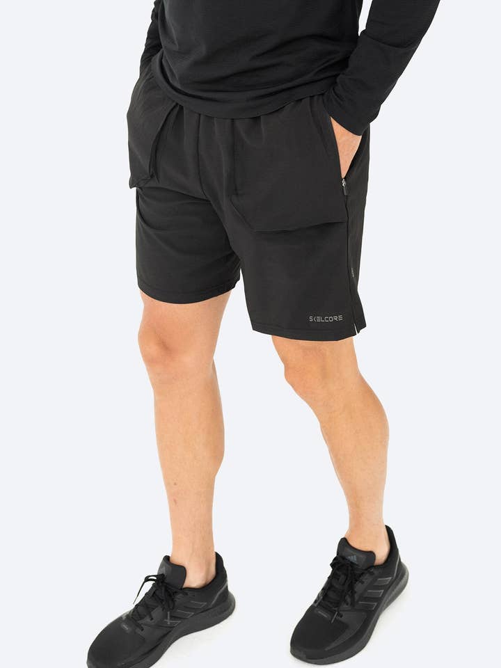 Skelcore Men's 8" Performance Shorts for wholesale by Skelcore