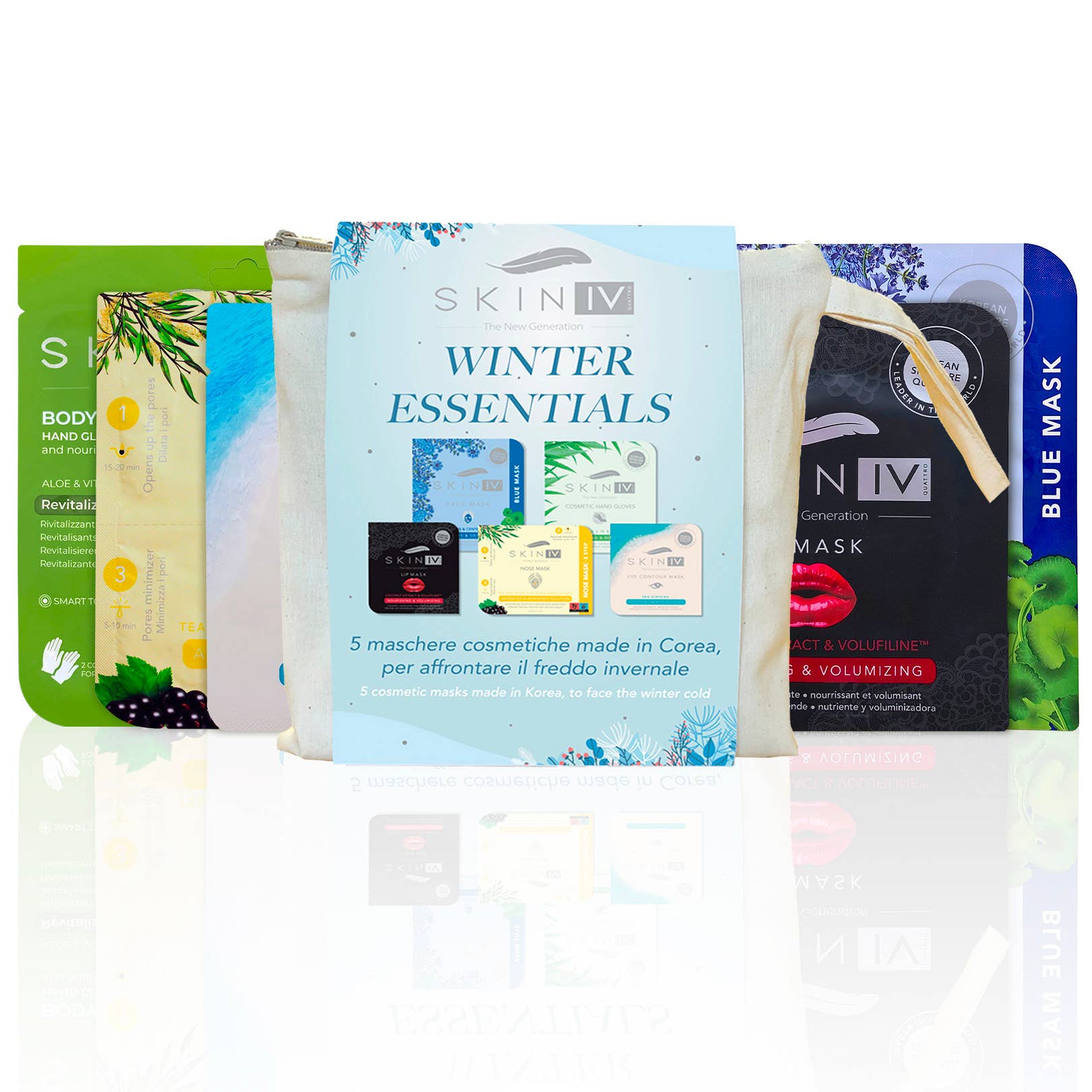 SKIN IV - Wholesale Skincare Face Mask - WINTER SKINCARE KIT - 5 face and body masks2