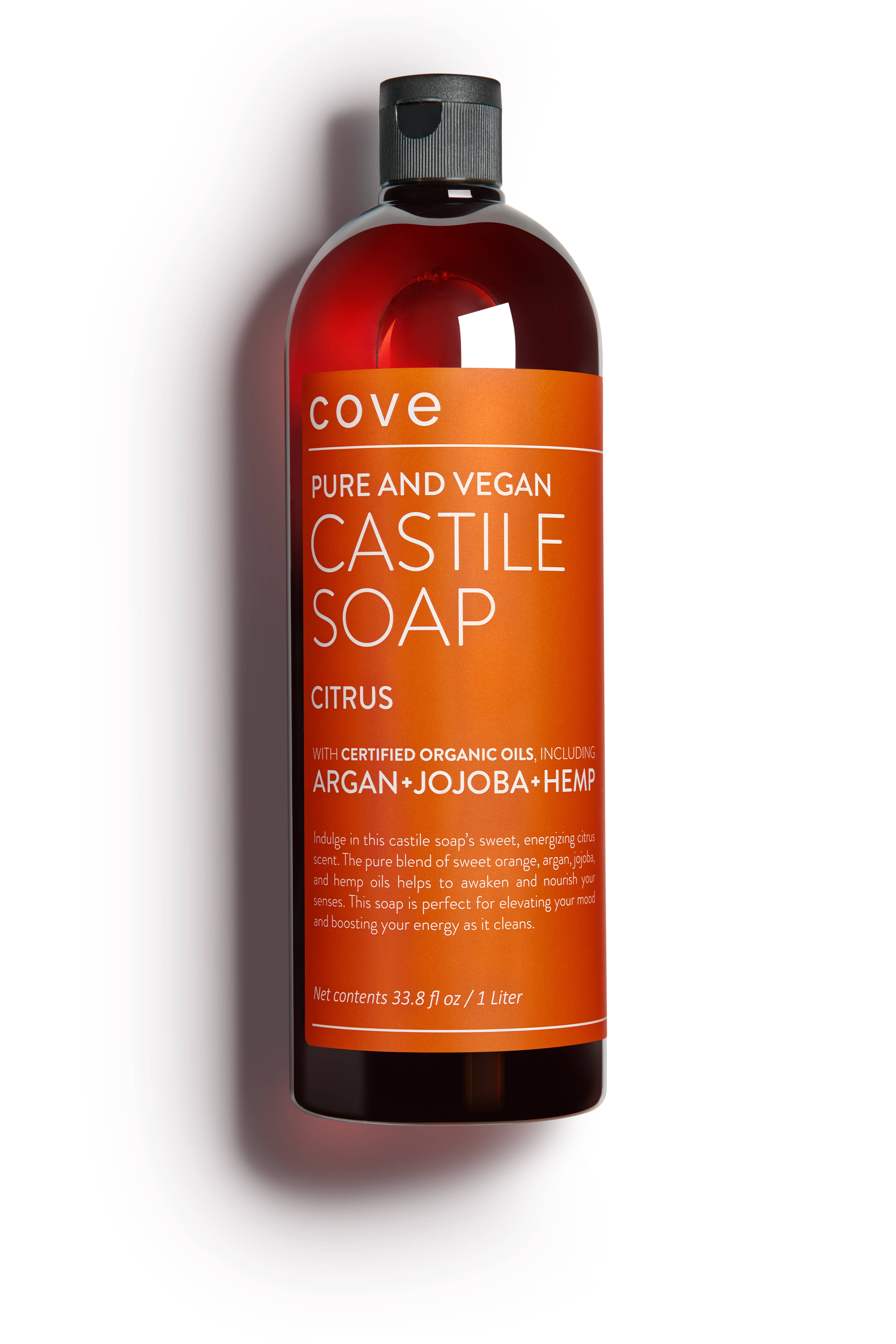 Cove – Engroshandel Kropssæbe/brusegel – Cove Castilla Sæbe 33.8 oz | Økologisk Argan, Jojoba, Hamp Seed12