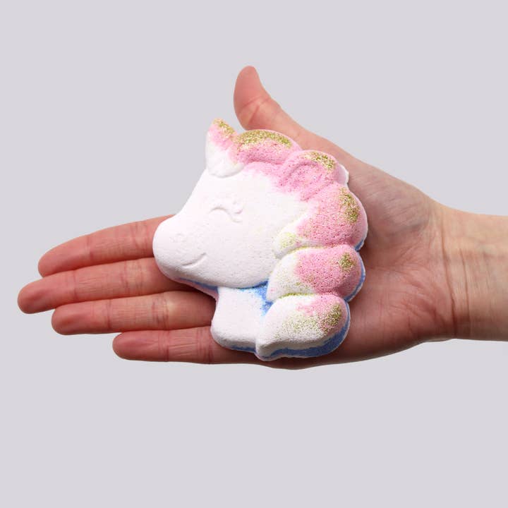 AWGifts Europe - Venta al por mayor Bombas de baño - 8 bombas de baño con diseño de unicornio, 100 g, color maracuyá
