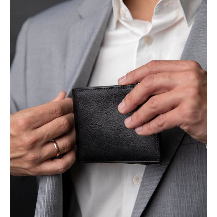 Time Resistance - Wholesale Wallet - Men's - Leather Bifold Wallet - Daniel1