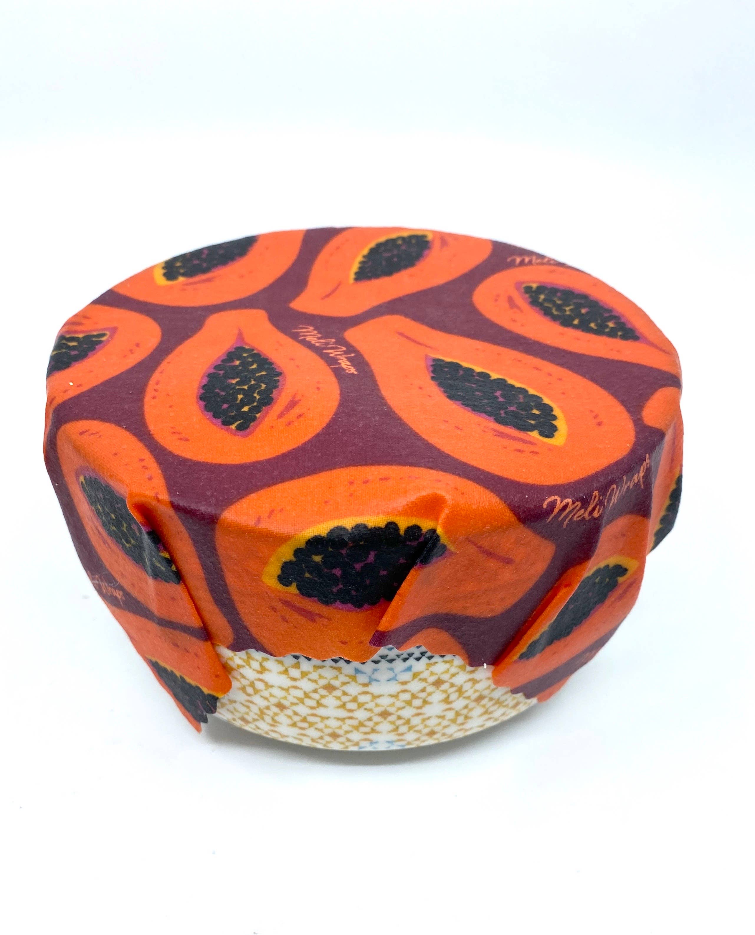 Meli Wraps - Wholesale Food Storage Wrap/Bag - Reusable Beeswax Wraps-MeliWraps 3 Packs in Purple Papaya2