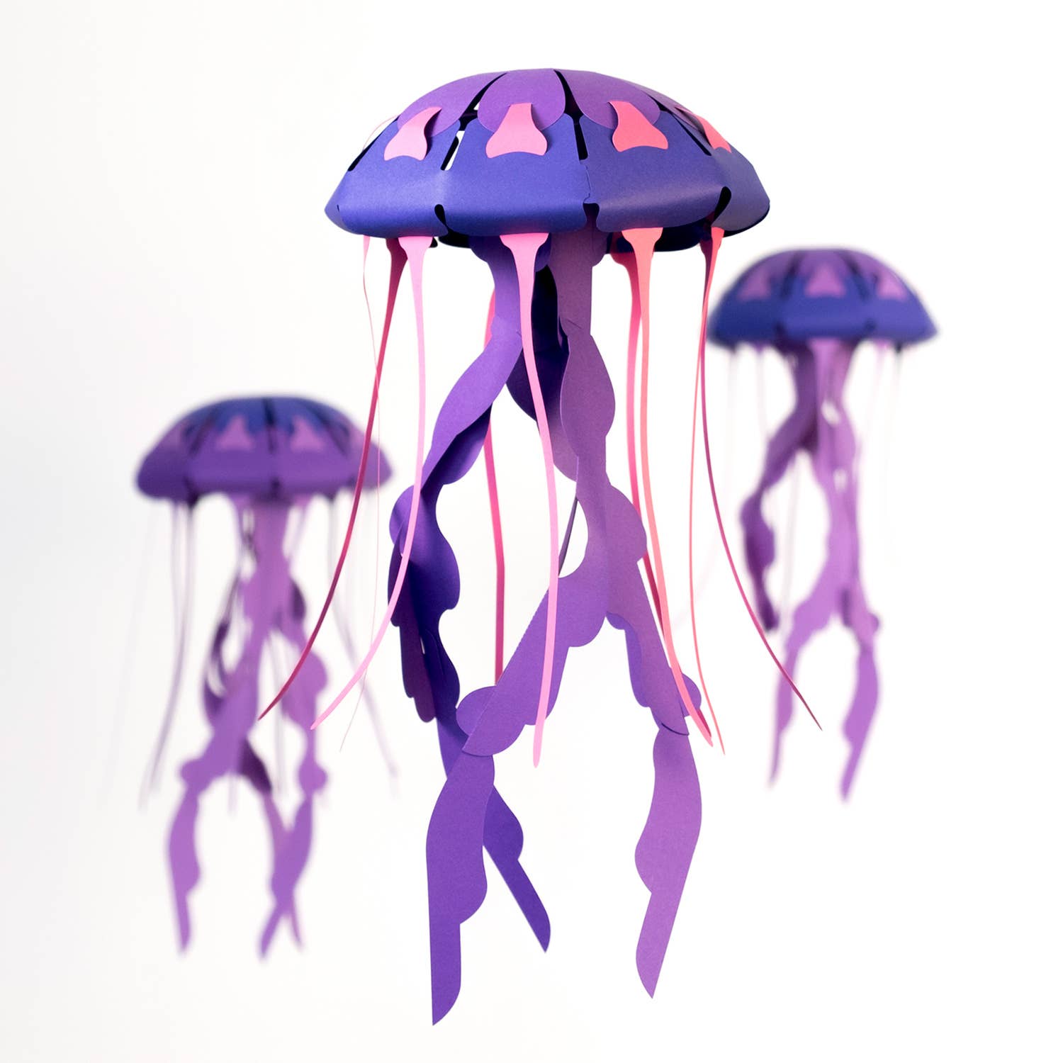 PLEGO - Wholesale DIY Craft Kit - CHRYSAORA HYSOCELLA - paper jellyfish4