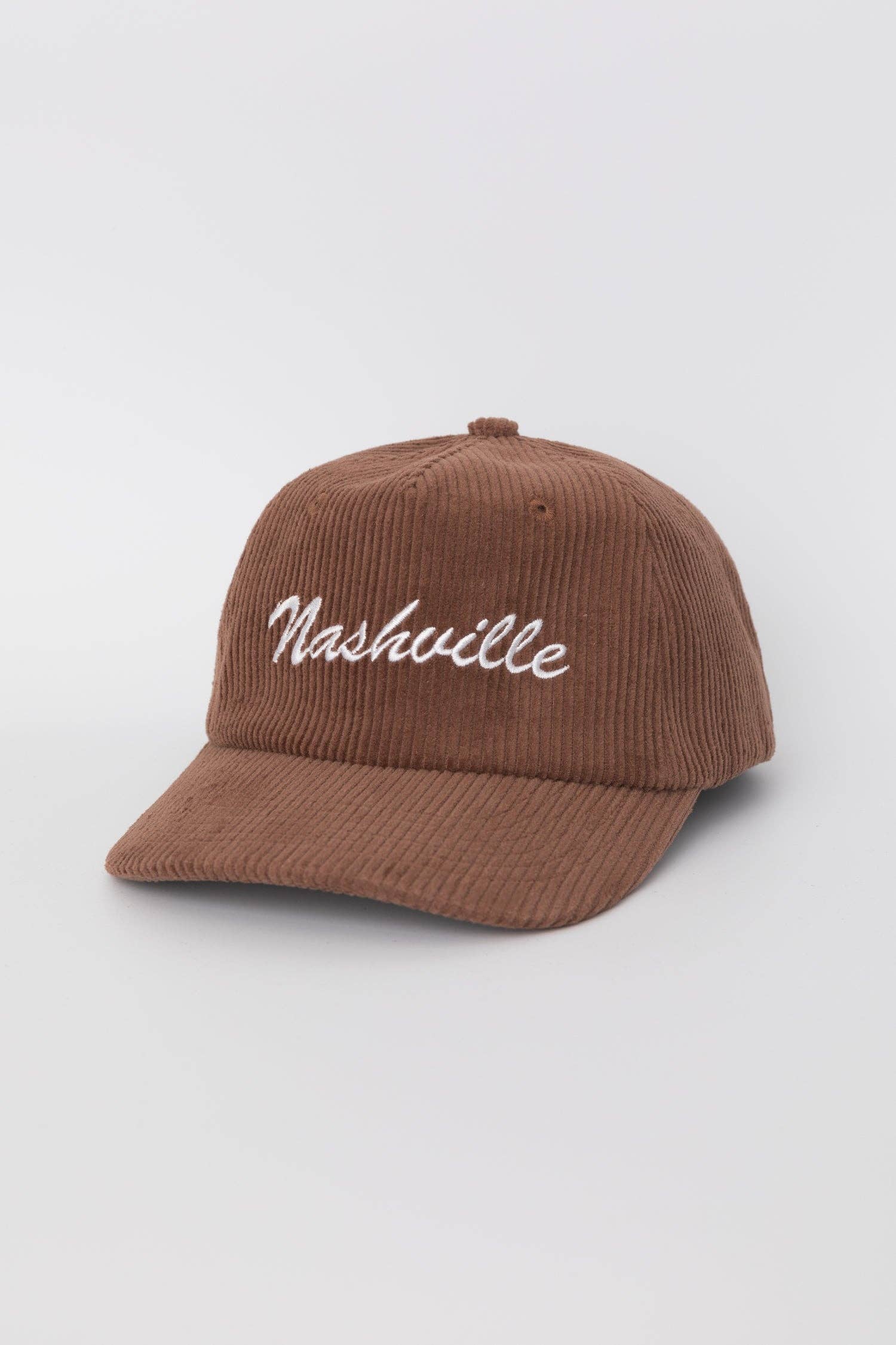 Good Merchant Co - Wholesale Trucker Hat - Unisex - Nashville Corduroy Snapback Hat Brown
