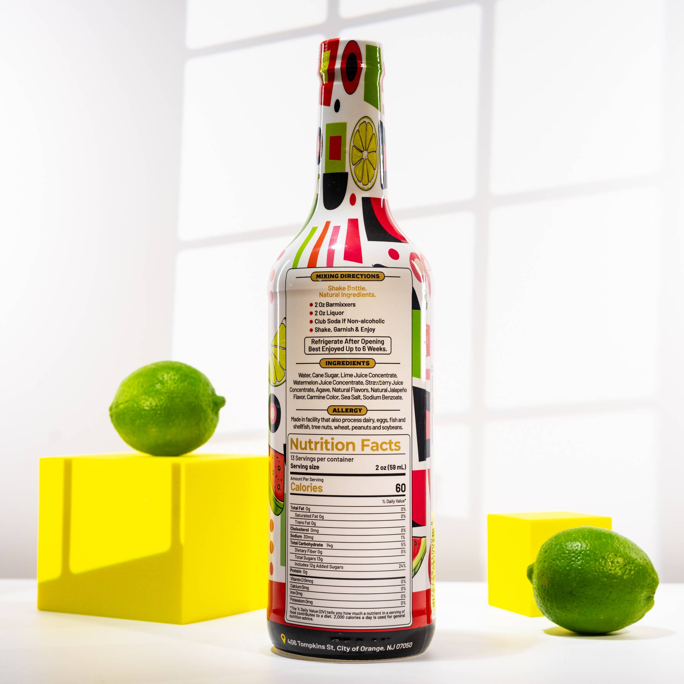 Bar Mixxers - Wholesale Cocktail Mix/Syrup - Cocktail Mixer Watermelon Strawberry Jalapeño Margarita 2