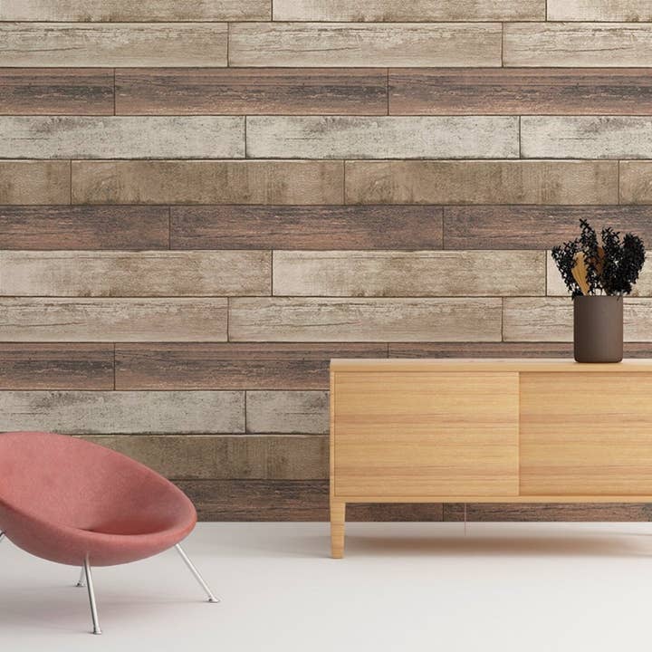 KUARKI - Wholesale Wallpaper - Reclaimed Wood, Wallpaper, Self-Adhesive, Removable