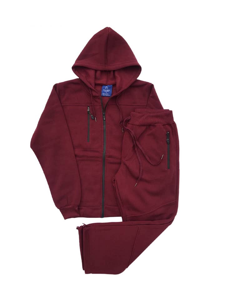 Royal Threads - Wholesale Tracksuit – Men′s - Men’s 2-Piece Sweatsuit Fleece Jogging Suit Warm Outfit5