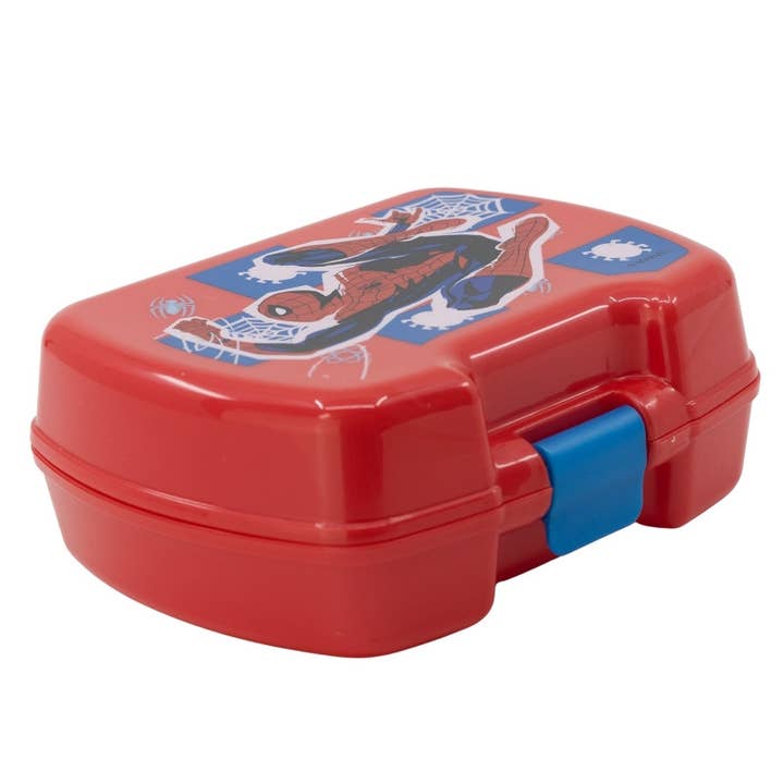 Evidence – Großhandel Lunchbox/-tasche – Kinder – Spiderman Plastik Mini Snack Sandwich Box