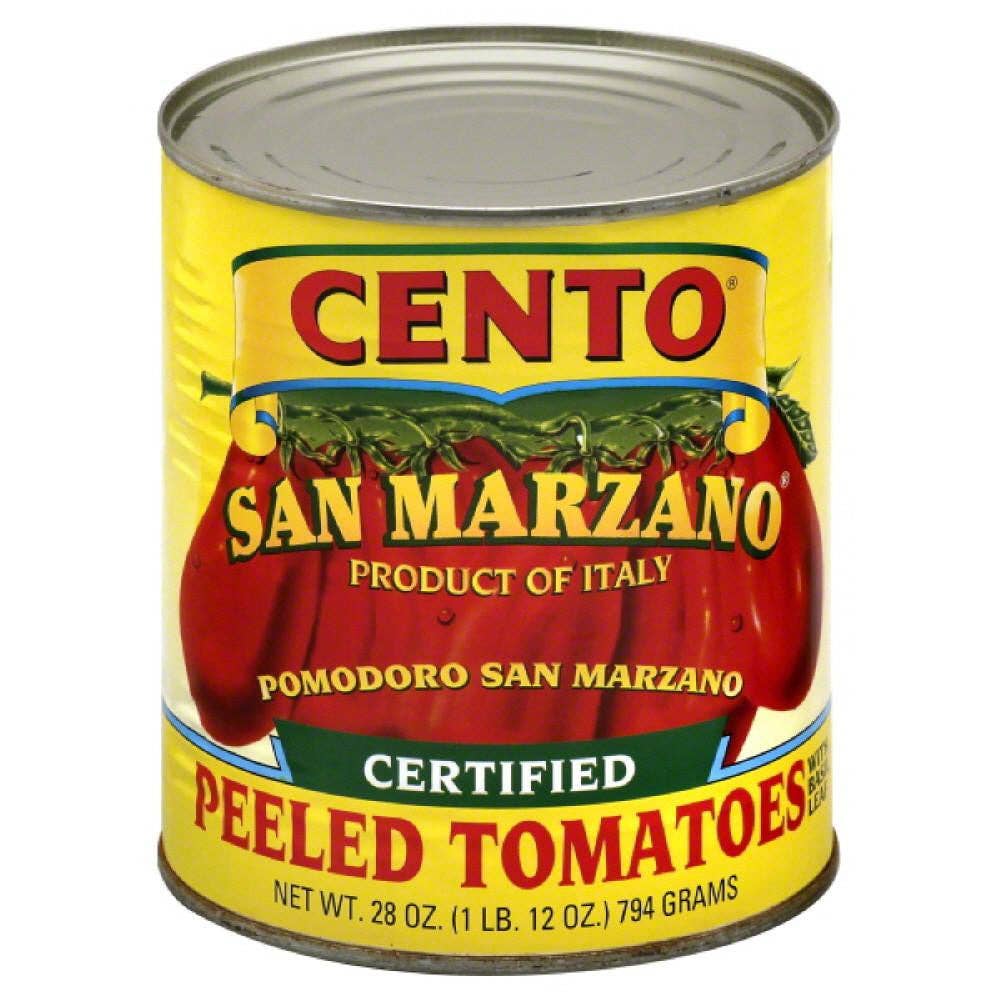KeHE Distributors, LLC - Vente Vinaigre - Tomates pelées San Marzano certifiées Cento avec feuille de basilic, 28 oz (lot de 12)0