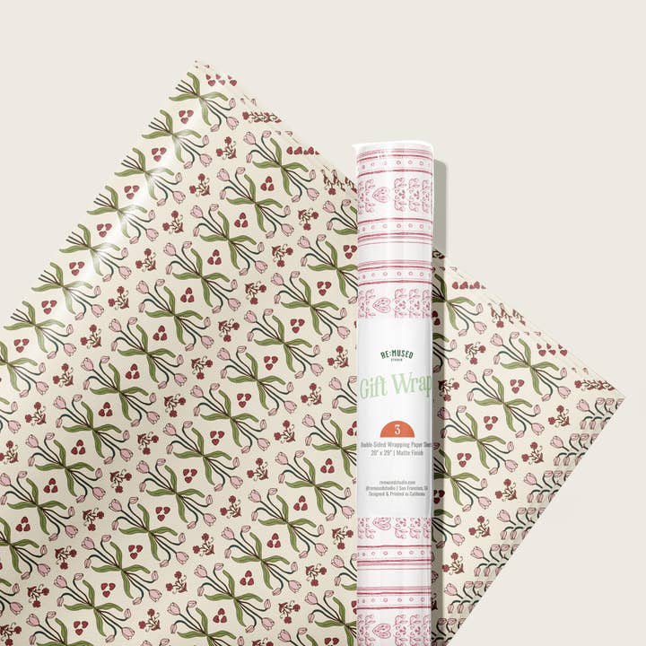 re:mused studio - Venta al por mayor Sobre de papel de regalo - Papel de regalo Brasserie - Doble cara8