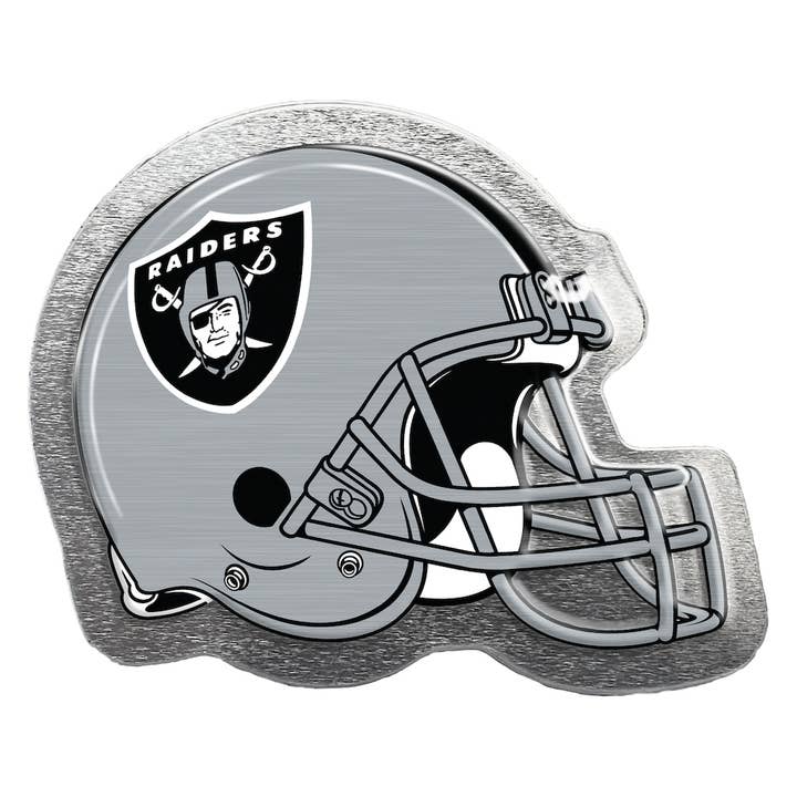 Las Vegas Raiders Helmet Bottle Opener for wholesale by Party Animal, Inc.