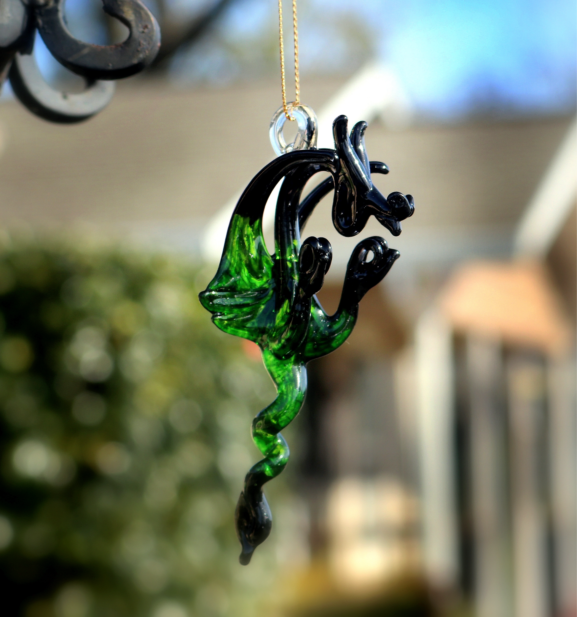 Colores surtidos Adorno de Dragón de Vidrio Soplado - Decoración Hecha a Mano de venta al por mayor en Faire2