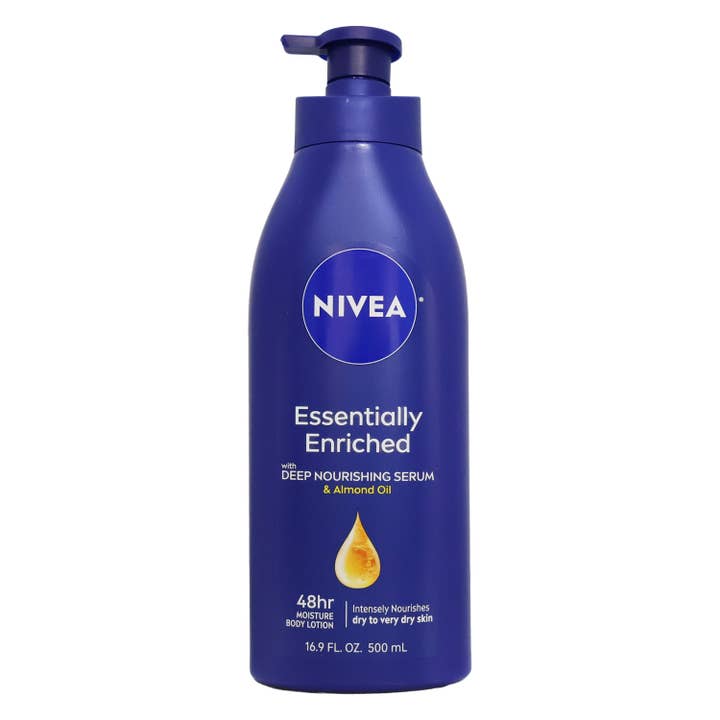 KT Supply - Wholesale Body Cream/Lotion - Nivea Essentially Enriched 48hr Moisture Body Lotion, 16.9oz