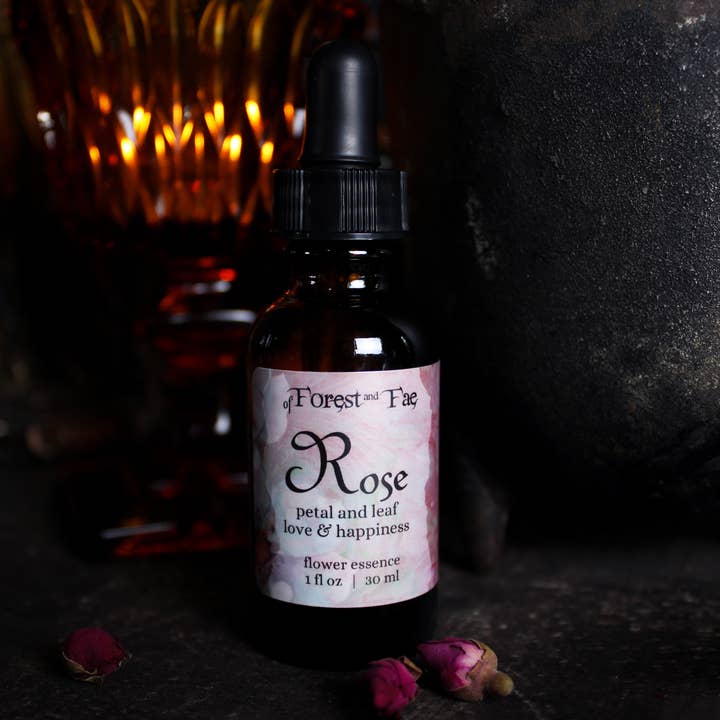 Love & Happiness • Rose Petal & Leaf Essence • Witchcraft for wholesale by of Forest and Fae