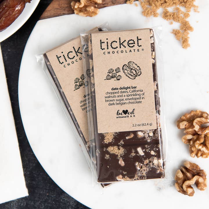 Ticket Chocolate - Wholesale Chocolate Bar - Artisan Beloved Chocolate Bars