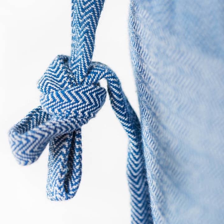 Girasol - Wholesale Baby Carrier - MySol Blue Tweed baby carrier - recycled cotton, sustainable