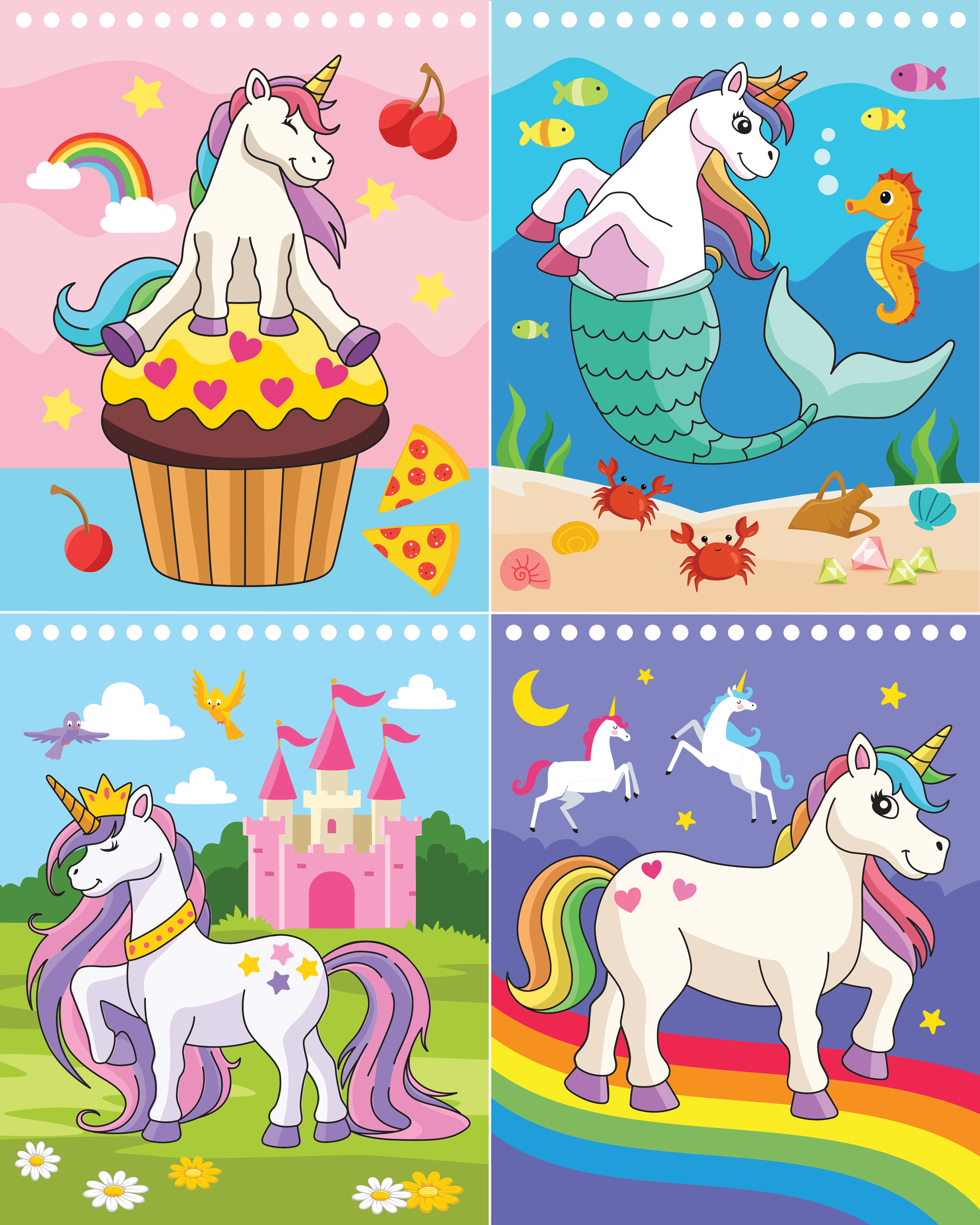 Peter Pauper Press - Wholesale Book - Kids - Color With Water - Unicorns5