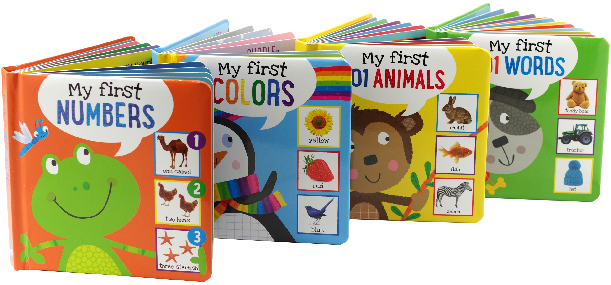 Peter Pauper Press - Wholesale Baby & Toddler Book (0-2) - My First BOOKS 4-Board Book Set1