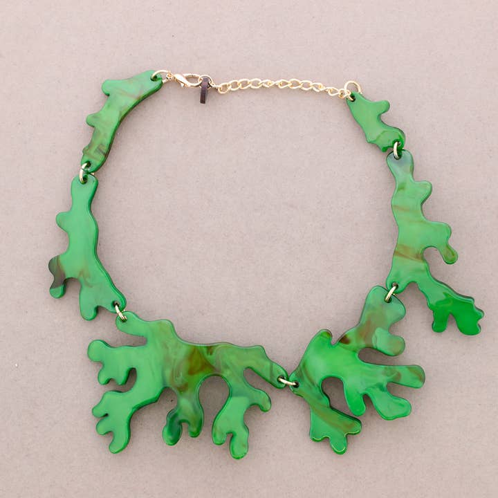 La Cuerda De Sol - Wholesale Choker/Collar - Coral Resin Necklace