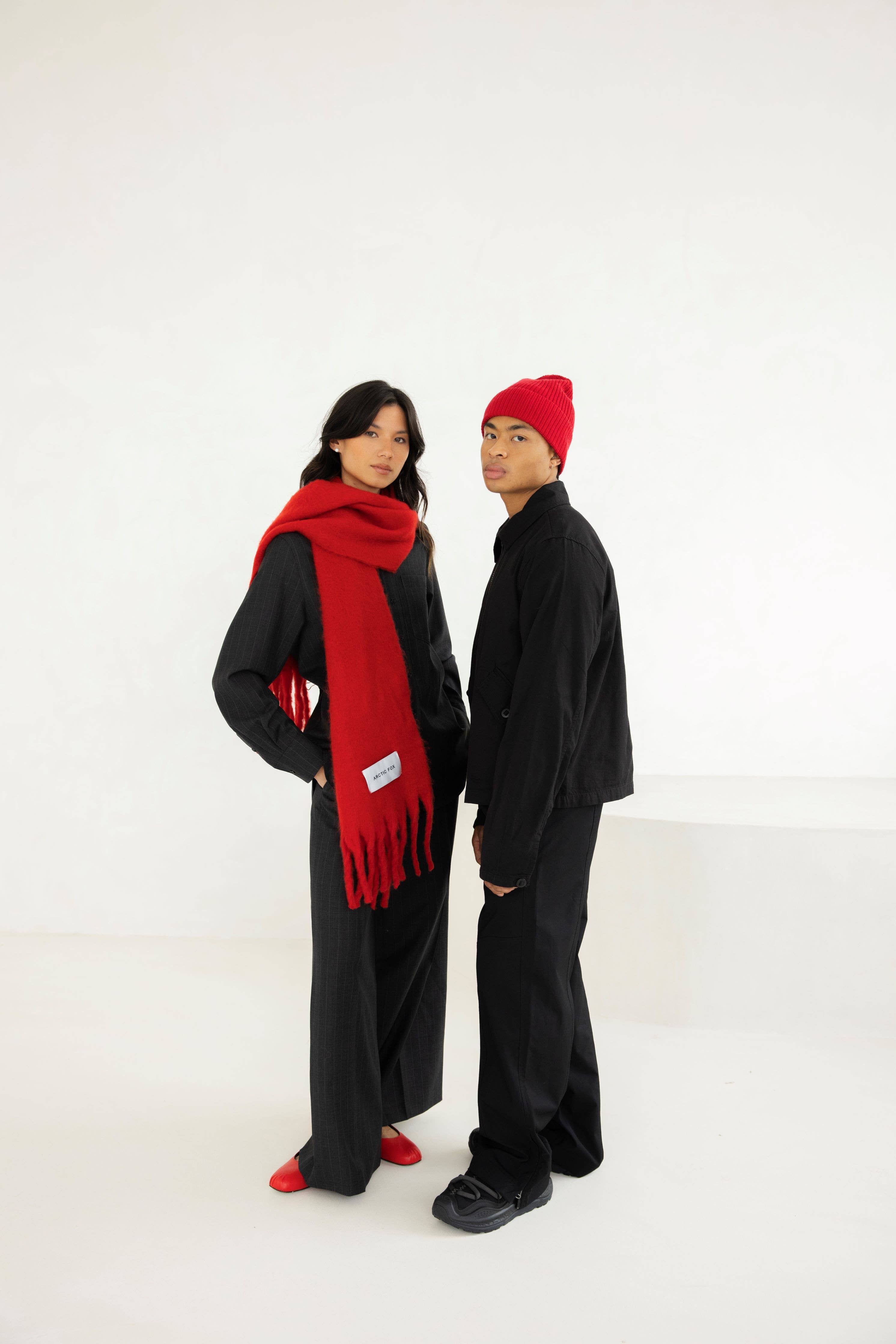 Arctic Fox & Co. - North America - Wholesale Beanie - Unisex - Merino Wool Beanie - Rosewood Red4