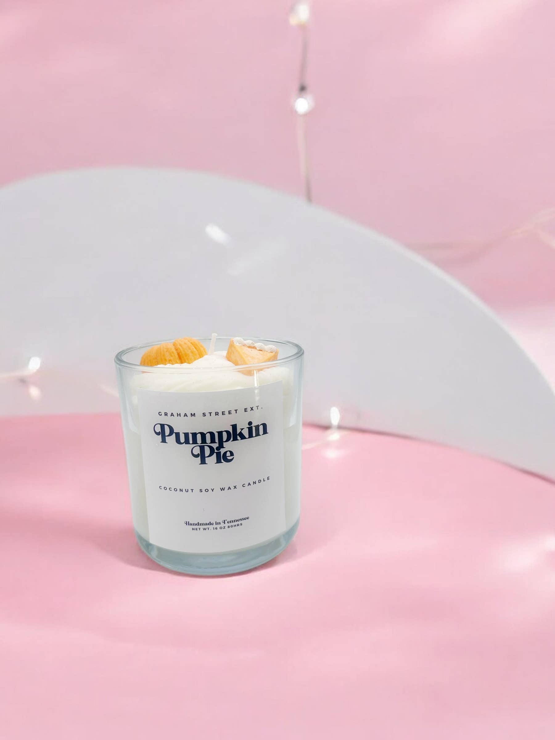 Graham Street Ext. - Wholesale Novelty candle - Pumpkin Pie Candle