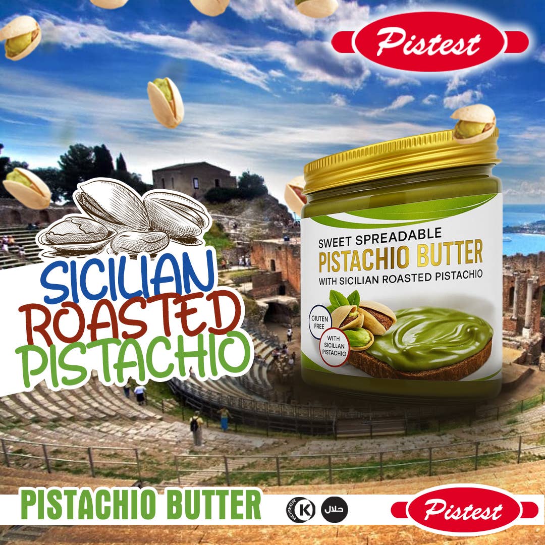 Pistest – Manteiga de frutos secos por atacado – Manteiga de Pistácio 240 Gramas 8,4 oz4