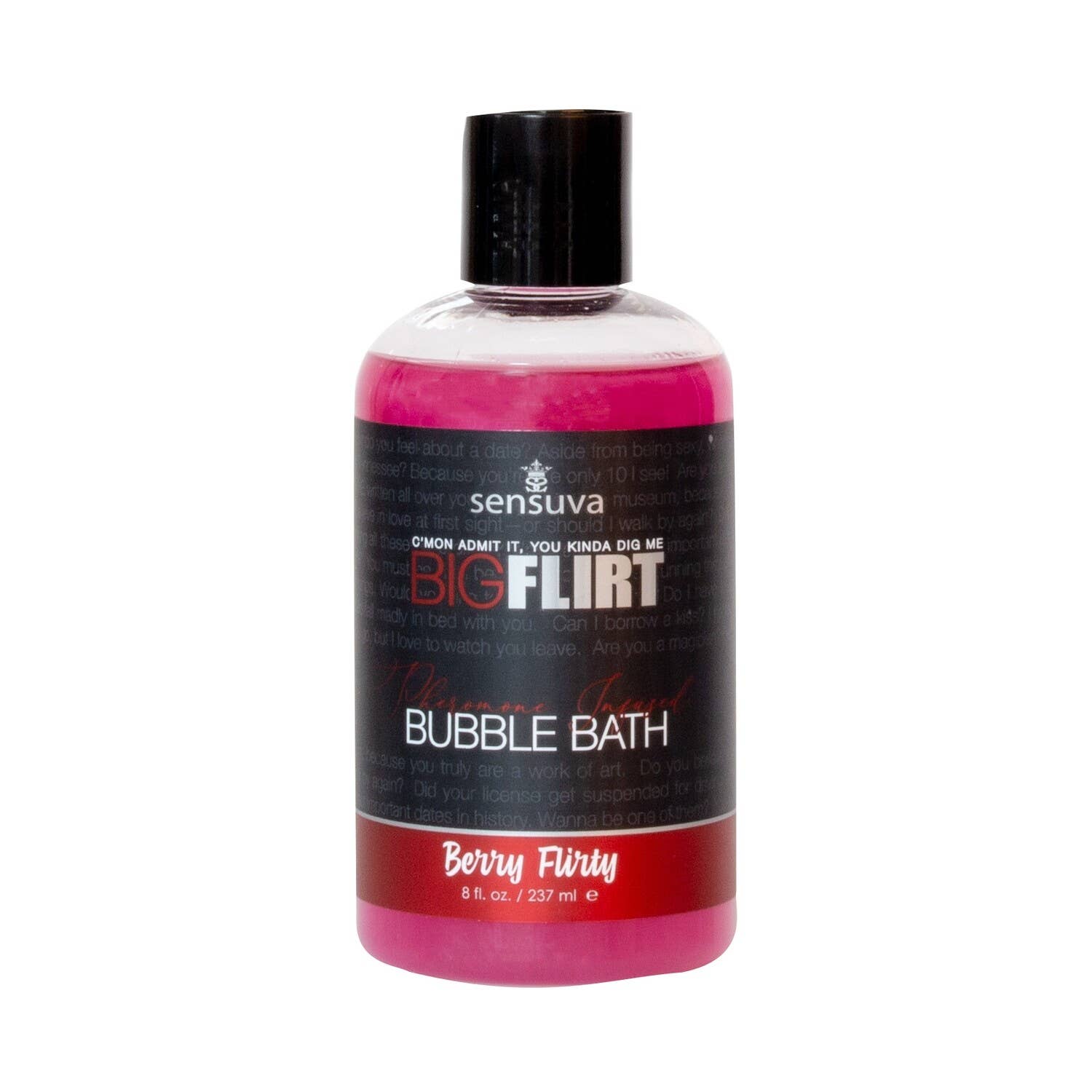 Sensuva - Wholesale Bubble Bath - Big Flirt Pheromone Bubble Bath - Berry Flirty