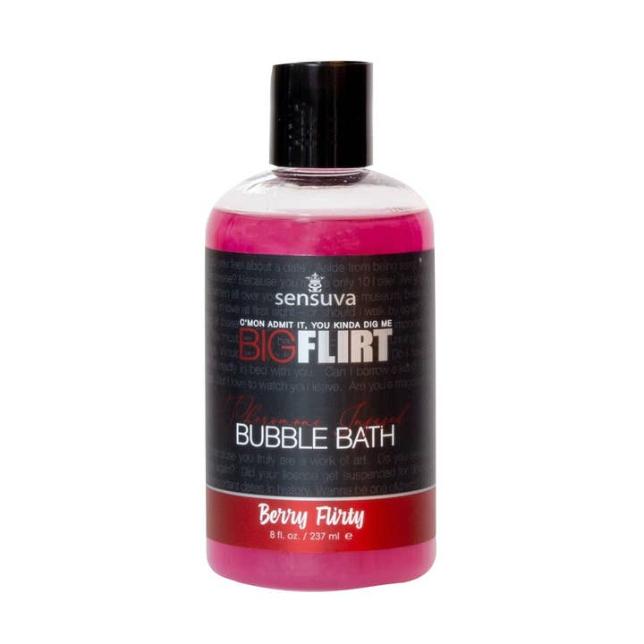 Sensuva - Wholesale Bubble Bath - Big Flirt Pheromone Bubble Bath - Berry Flirty0