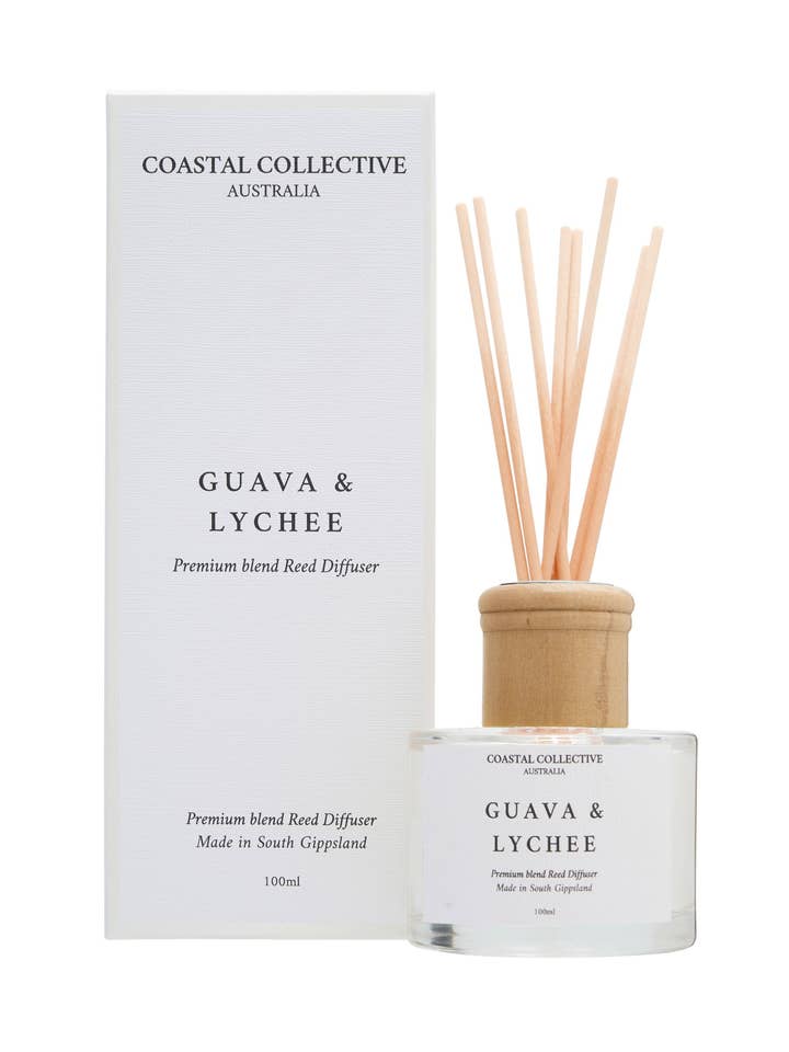 100ML DIFFUSER - GUAVA LYCHEE for wholesale by Coastal Collective Australia