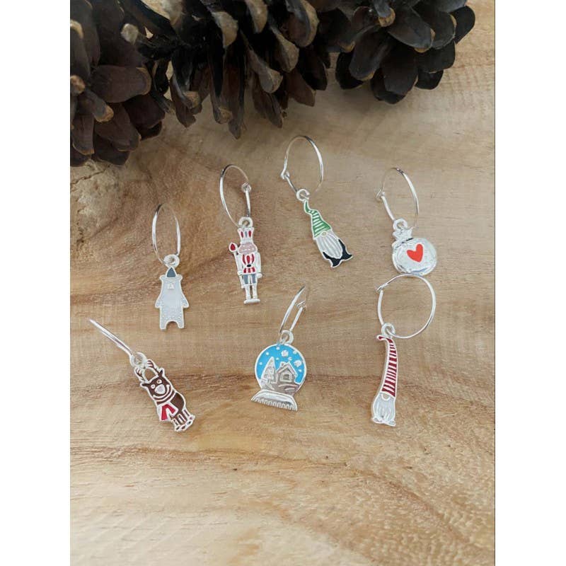 COM FORSA SL - Wholesale Individual Charm/Pendant - Sterling Silver 925 Polar Bear With Hat Pendant 7.5 X 15.5Mm0