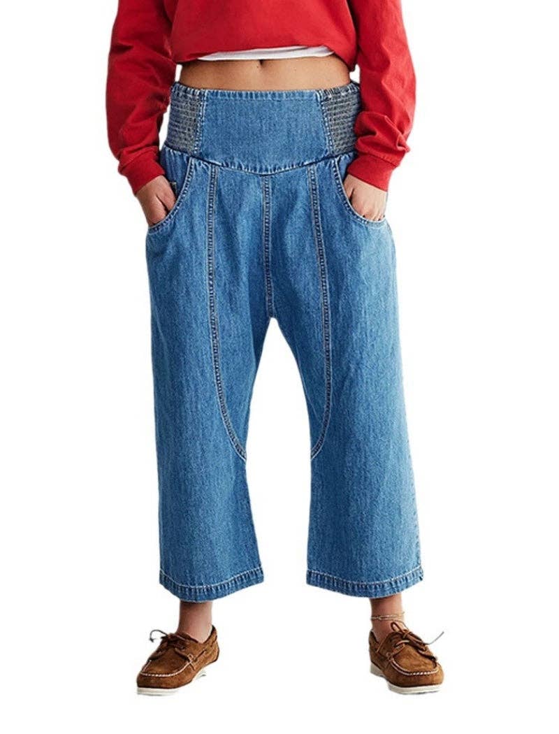 safistyle - Wholesale Pants - Women's - Relaxed Fit Cropped Harem Pants6