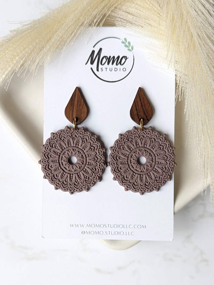 MANDALA 2.07 - Neutral Floral Palette #1 - Bazaar for wholesale by Momo Studio LLC