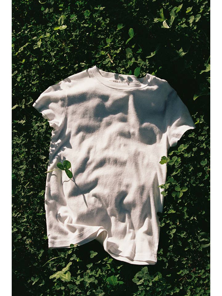 LA RELAXED – T-shirt – Mulher por atacado – Camiseta Orgânica Bebe com Gola Careca9