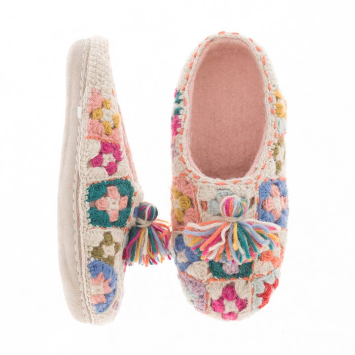 Tiny Crochet Slipper for wholesale by French Knot