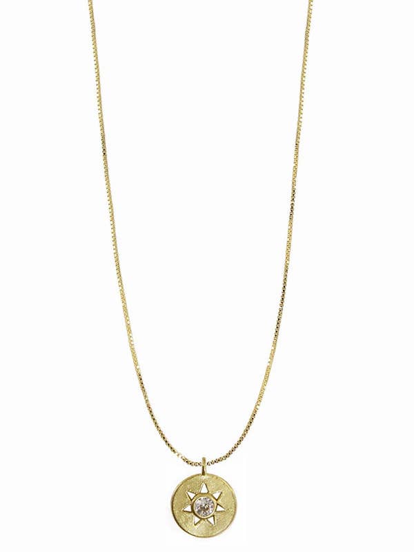 Sparkle Sun Pendant for wholesale by Brass Sand