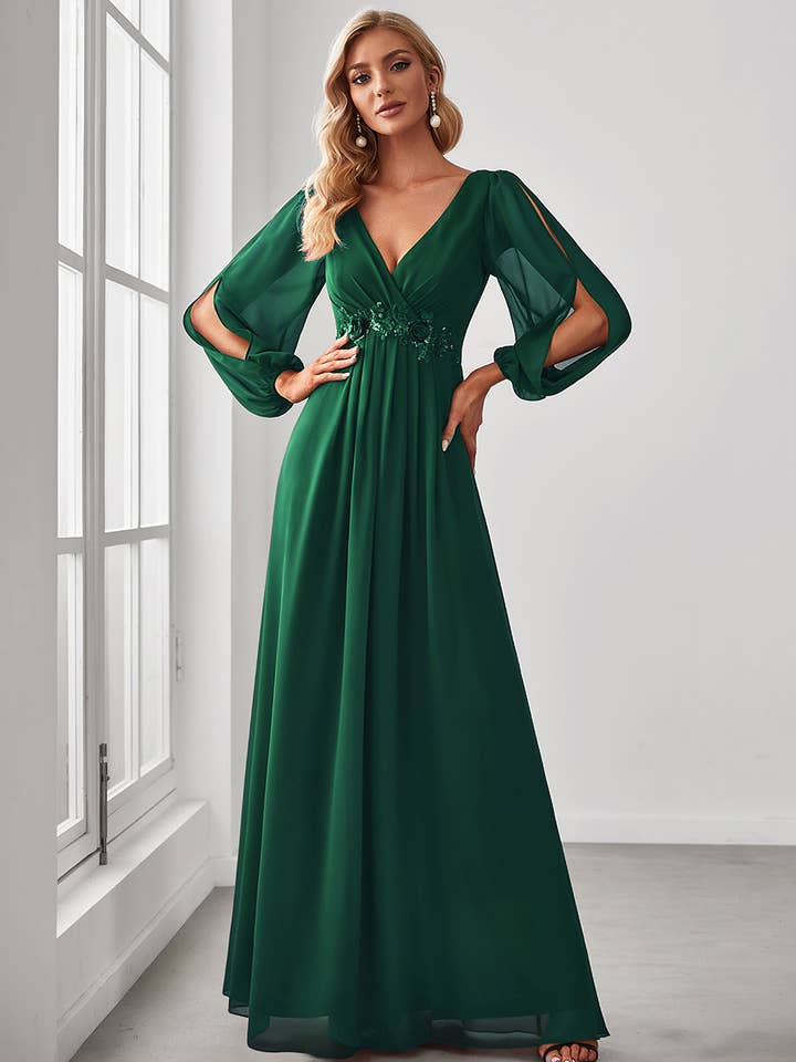 Ever-Pretty - Wholesale Gown – Women's - 2 Style Elegant Chiffon Bridesmaid Dress76