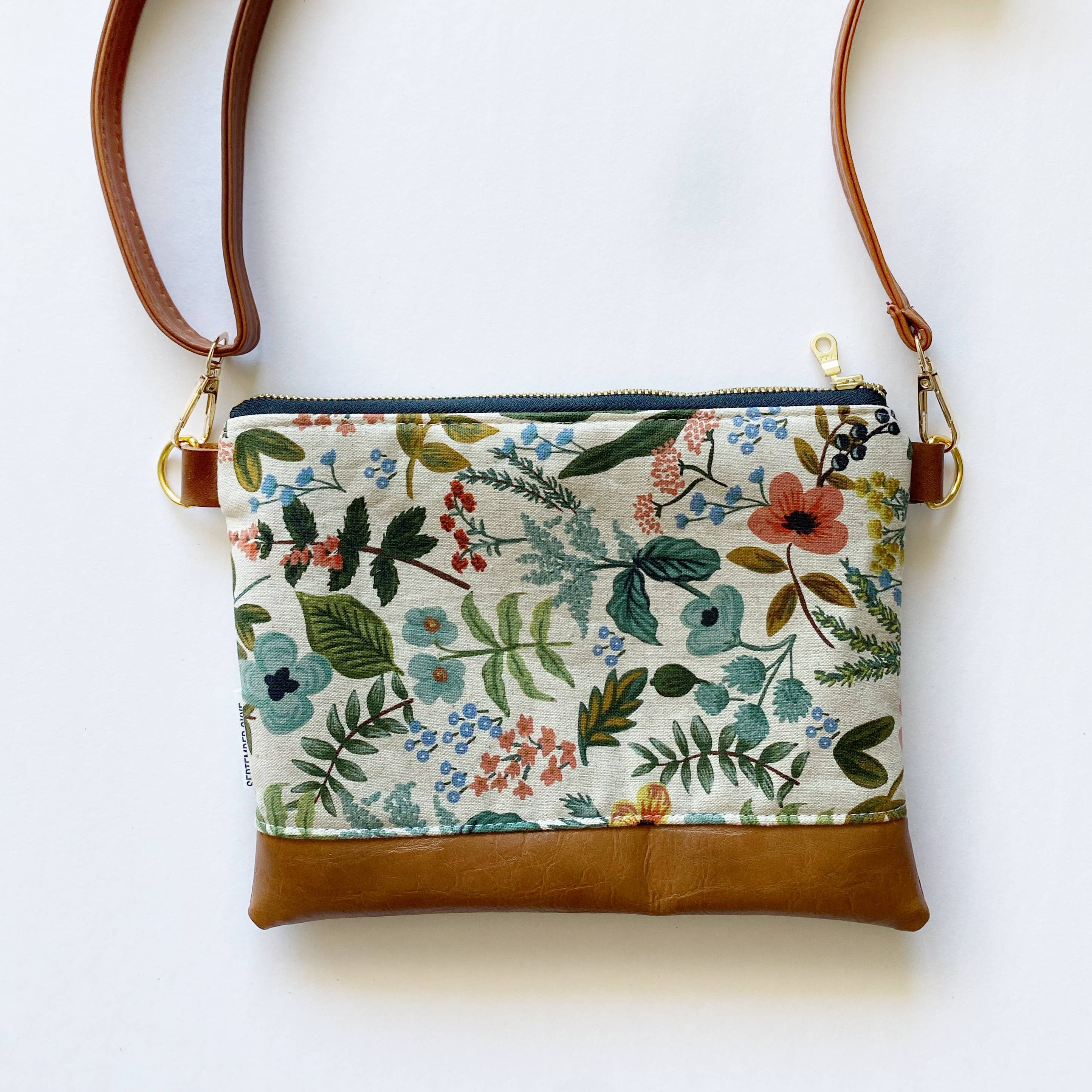 Wholesale Small crossbody bag in rifle paper linen floral for your