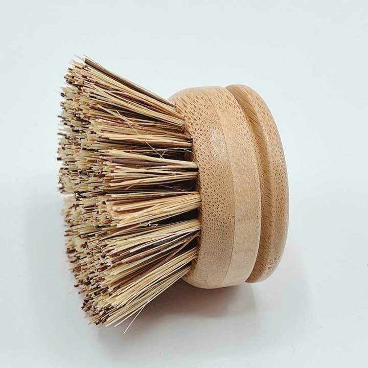 &Keep - Wholesale Cleaning Brush - Bamboo Replacement Dish Brush Head - Medium or Stiff 5