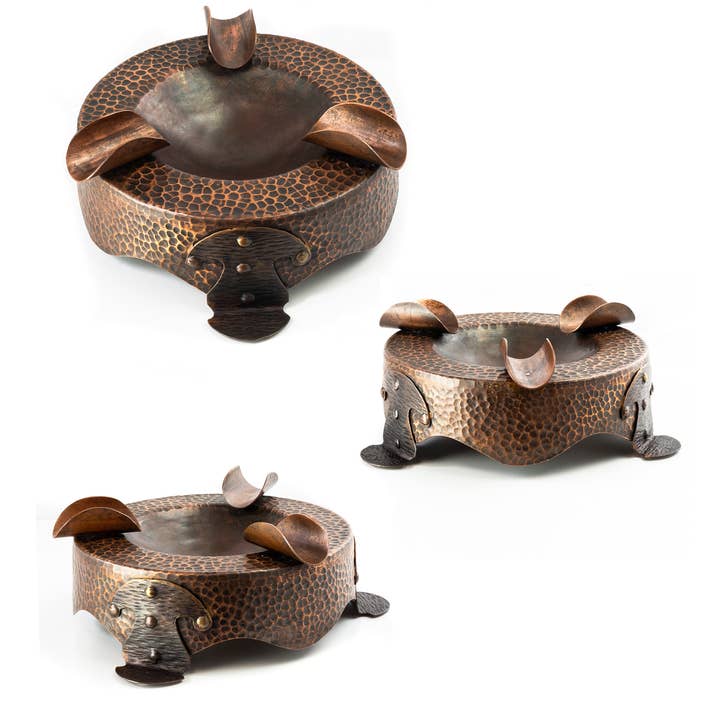 TIDEWATER COPPER CIGAR ASHTRAY for wholesale by Talbot Manor by Salisbury